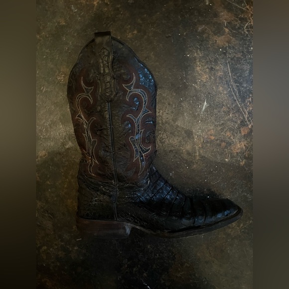 Ariat crocodile square toe boots - Picture 5 of 6